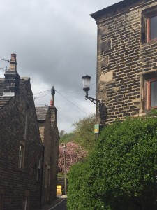 Dobcross square - existing wall lamps